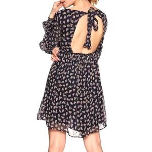 Free People Maria Smocked Floral Mini Dress - Size M - NWT